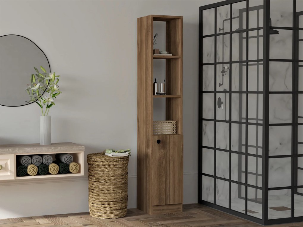 Dulap de baie Trendy (Nuc). 1063273