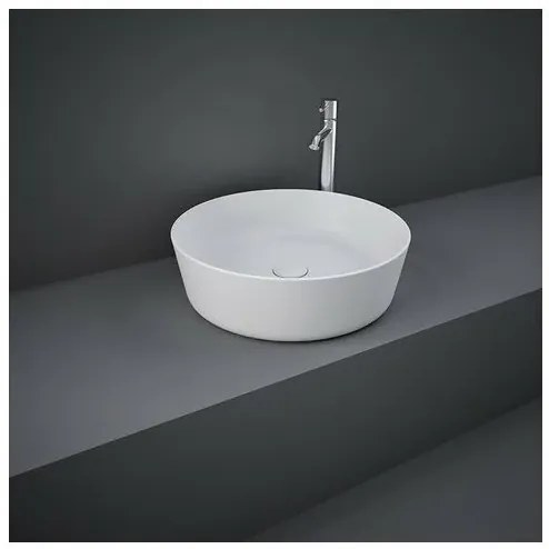 Lavoar pe blat Rak Feeling rotund 42 cm alb mat