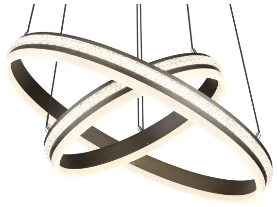 Lustră LED dimabilă pe cablu Globo 67314-60H GROUNI LED/60W/230V + telecomandă