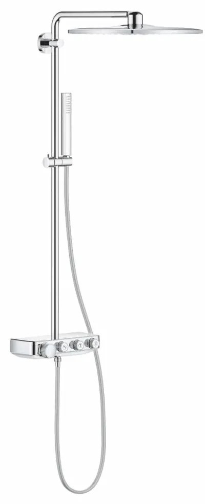 Set de dus Cube 310 Duo cu termostat, 2 jeturi, crom