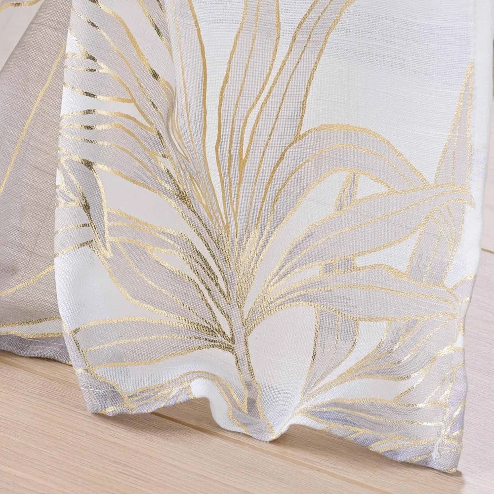 Perdea bej/aurie 135x240 cm Vayana – douceur d'intérieur