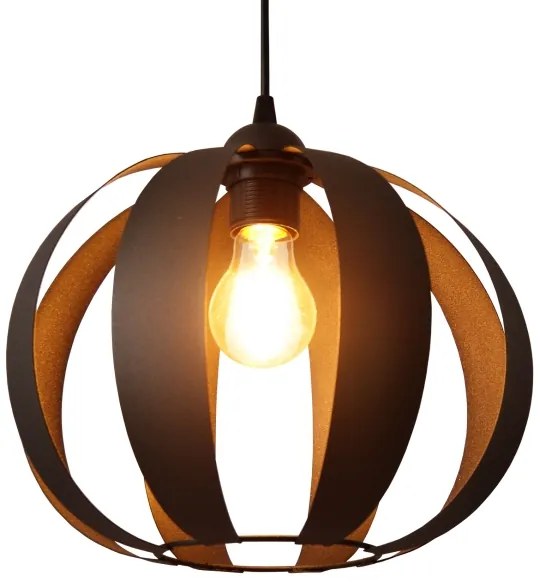 Lustră pe cablu NEWTON 1xE27/15W/230V neagră