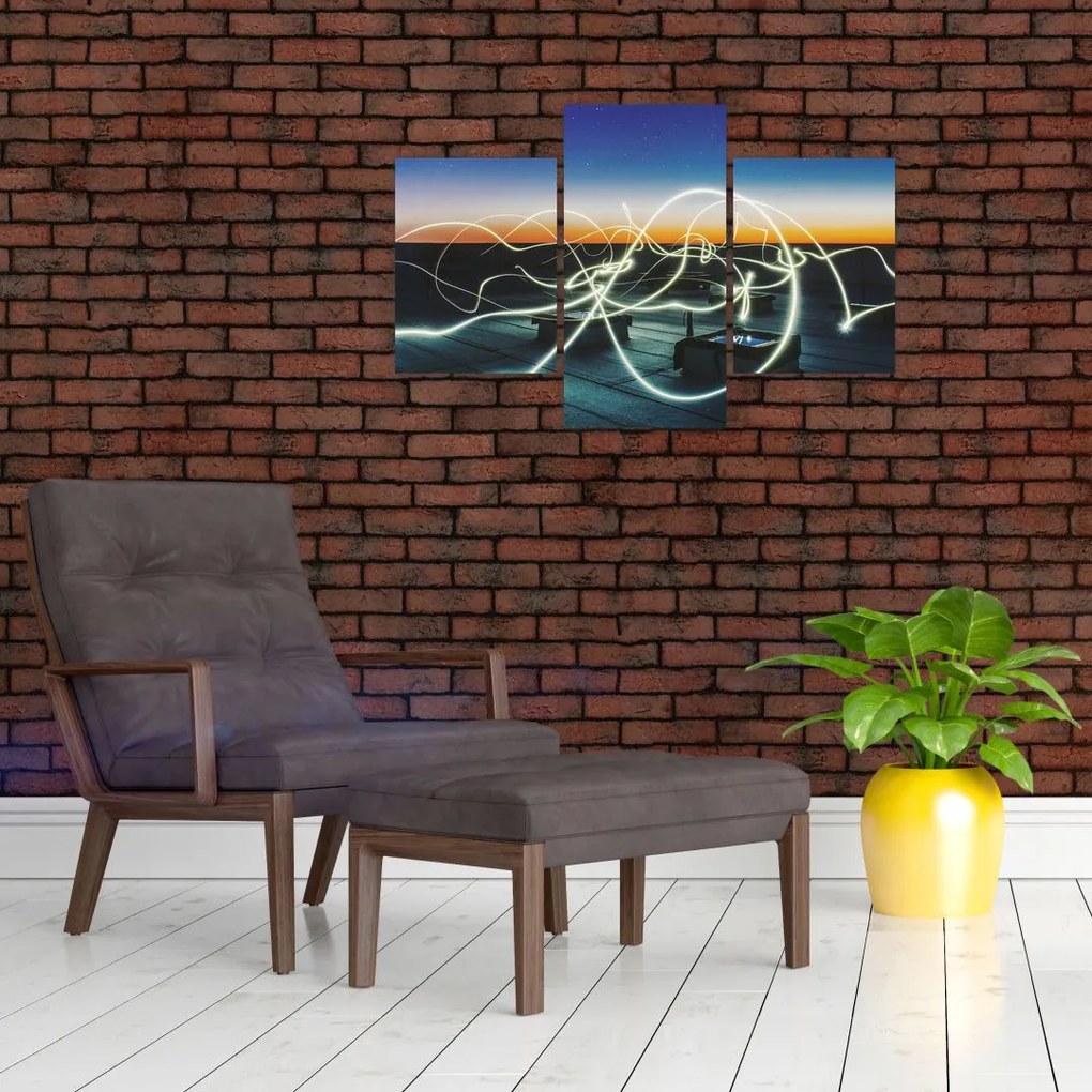 Tabloul - privire spre cer din acoperiș (90x60 cm)