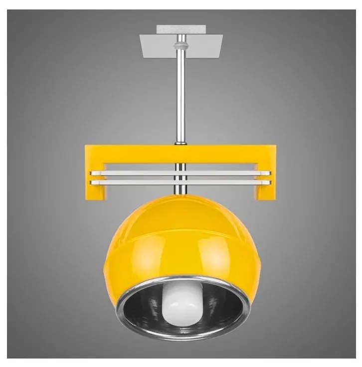 Kemar SG/KU/1/YL - Lampa suspendata QUARA 1xE27/60W/230V
