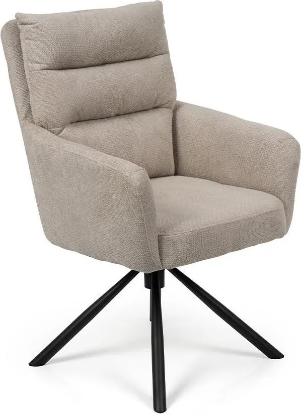 Set - 2 scaune de dining rotative AVENBERG TESSA bej