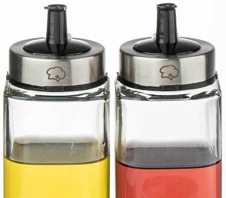 Luigi Ferrero Rome FR-7903R, 270 ml, 3 bucăți, Sticlă, Oțel inoxidabil, Transparent/inox