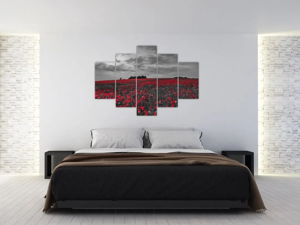 Tablou cu maci (150x105 cm)