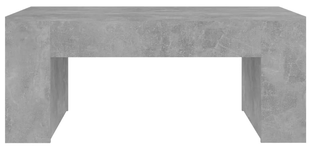 Masuta de cafea, gri beton, 100 x 60 x 42 cm, PAL 1, Gri beton