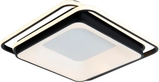 Brilagi - plafonieră LED dimmabilă FLARE LED/102W/230V 50x50 cm neagră + telecomandă