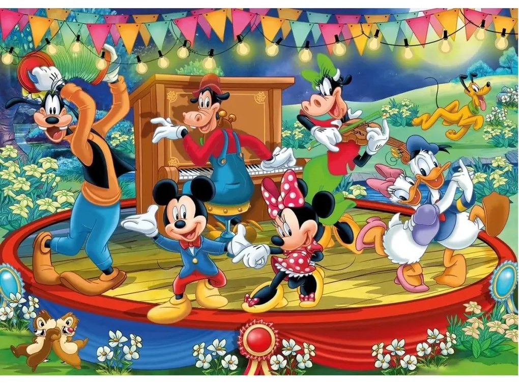 Disney Mickey Orchestra Puzzle Clementoni 2x60 piese