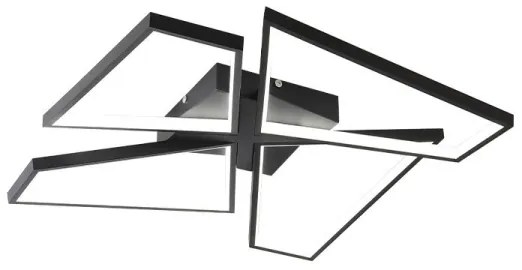 Plafonieră LED dimabilă LED/115W/230V 3000-6500K negru + telecomandă