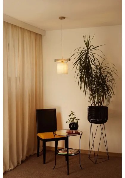 Lustră pe cablu Brilagi FOREST 1xE27/15W/230V pin/maro/crem