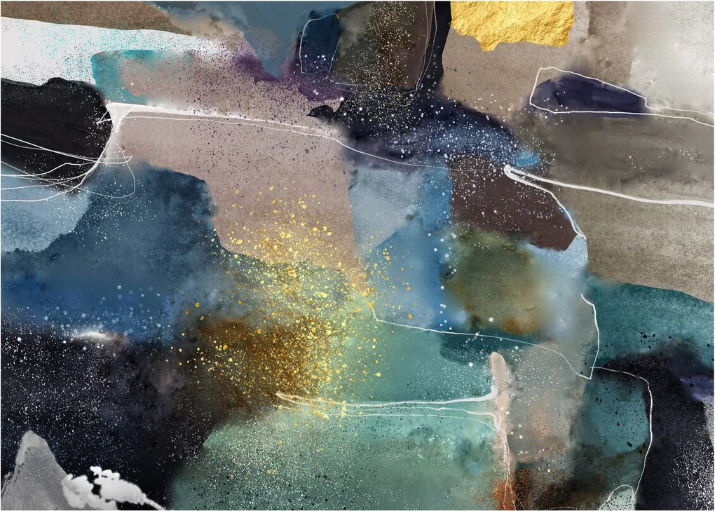 Tablou - Abstract acuarelă (70x50 cm)