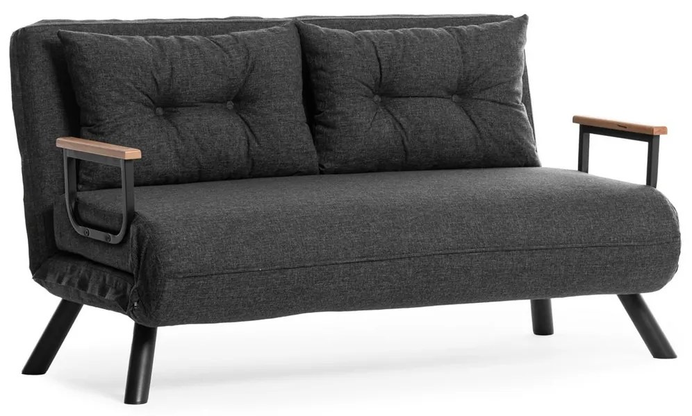 Canapea extensibilă Sando 2 Dark Grey