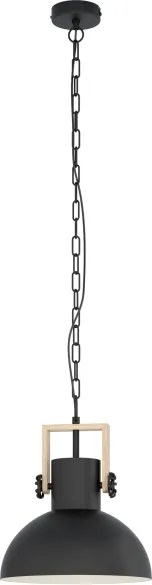 Eglo 44056 - Lustră pe lanț LUBENHAM 1xE27/28W/230V