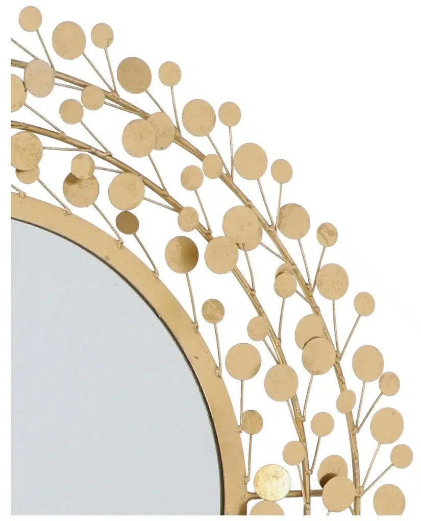 Oglinda Leaf metalica ⌀ 78 cm
