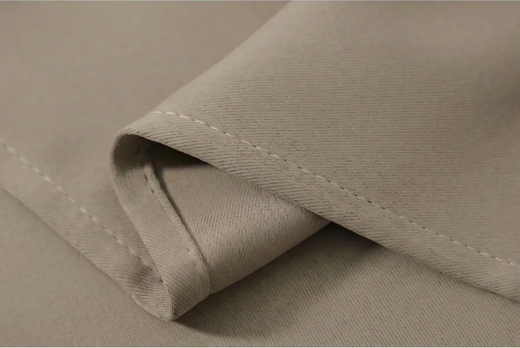 Draperie bej OXFORD 140x250 cm Agatat: Inele metalice