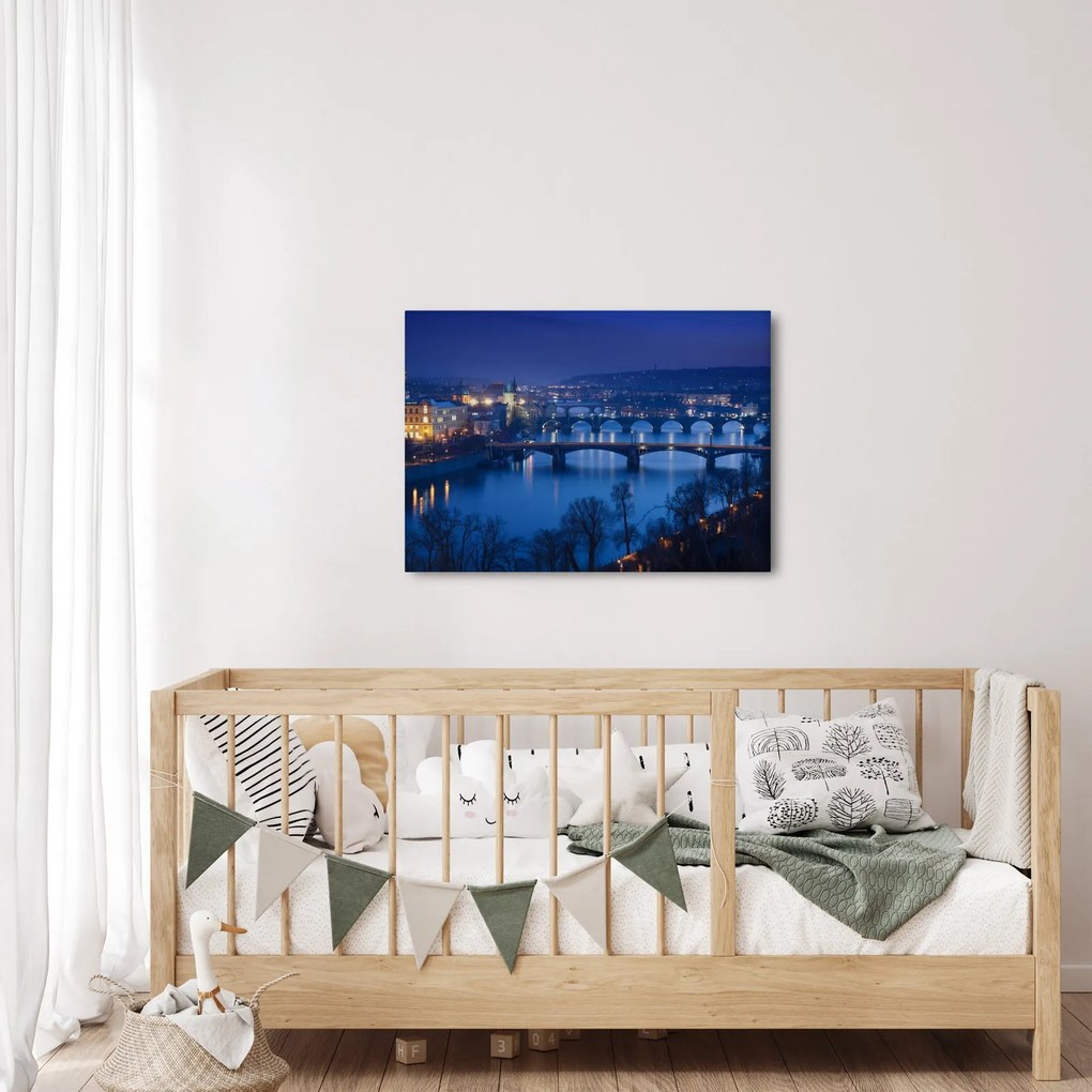 Tablou cu podurile din Praga (70x50 cm)