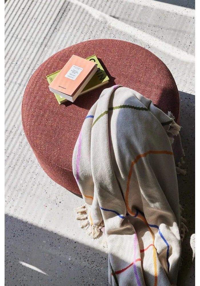 Taburet roșu Marshmellow – Hübsch