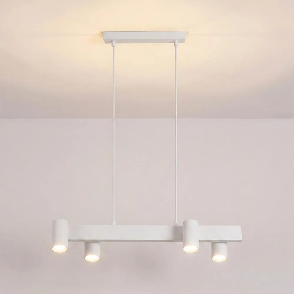 Brilagi - Lustră suspendată pe cablu SELE 4xGU10/30W/230V albă