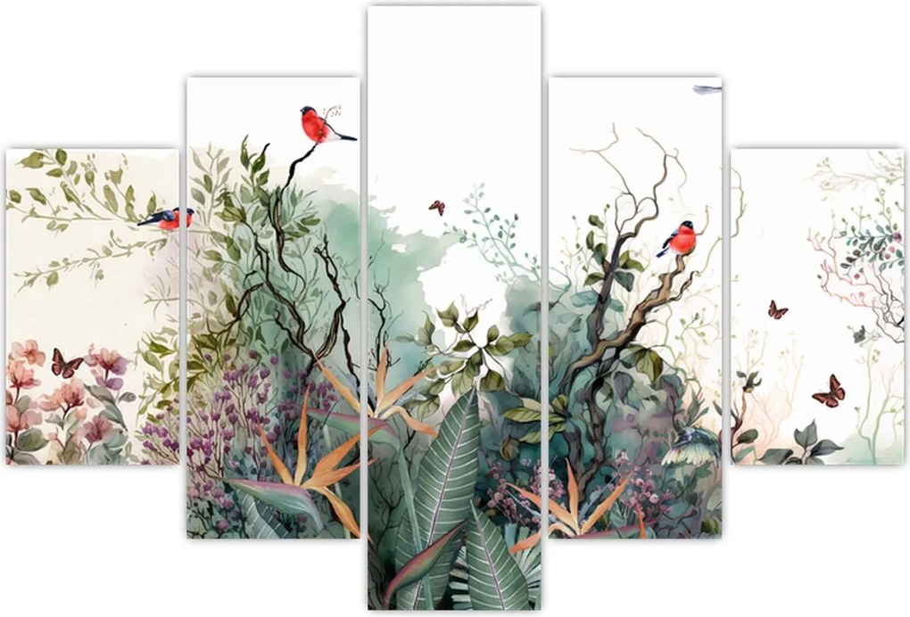 Tablou - Peisaj natural, acvariu (150x105 cm)