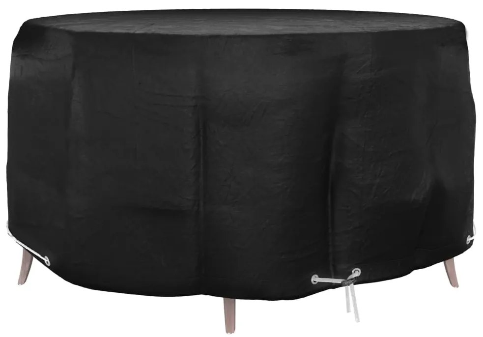 vidaXL Husă mobilier de grădină, 10 ocheți, rotund, Ø230x90 cm