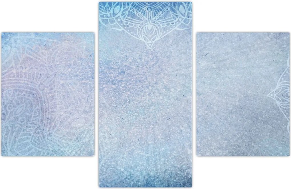 Tablou - Mandala in albastru (90x60 cm)