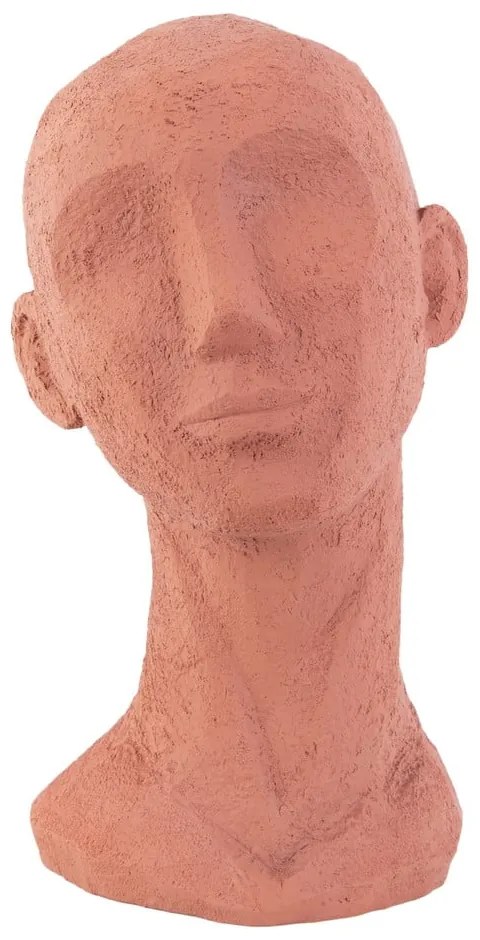 Statuetă decorativă PT LIVING Face Art, înălțime 28,4 cm, portocaliu teracotă