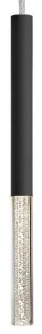 Pendul LED design minimalist One, negru mat