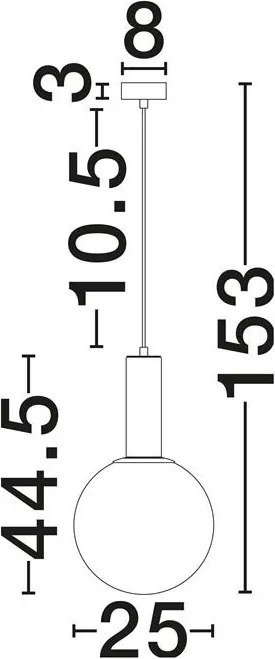 Pendul decorativ SPAZIO Gray