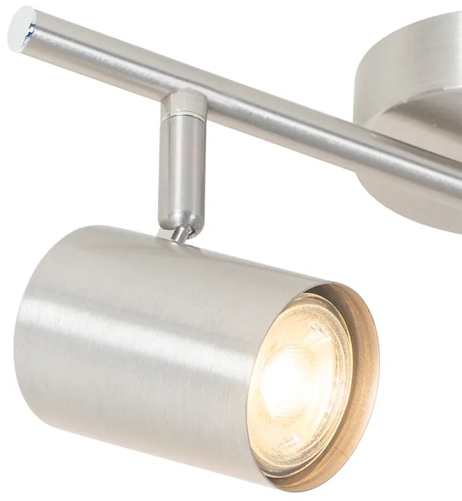 Plafoniera moderna din otel cu 2 lumini reglabile - Jeana