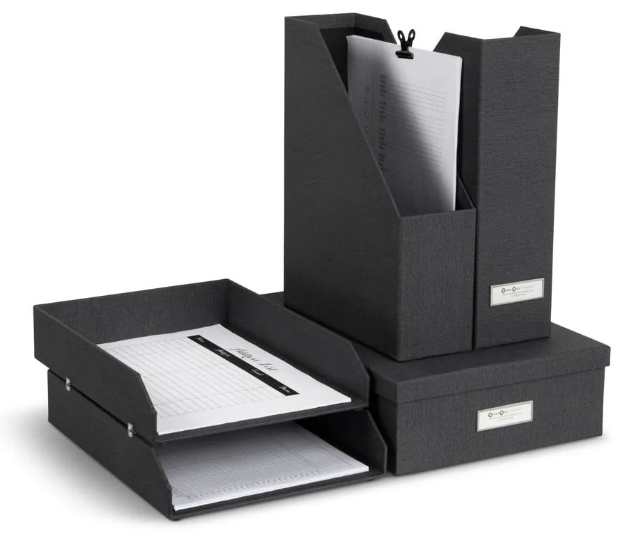 Organizatoare pentru documente 5 buc. din carton Holger – Bigso Box of Sweden