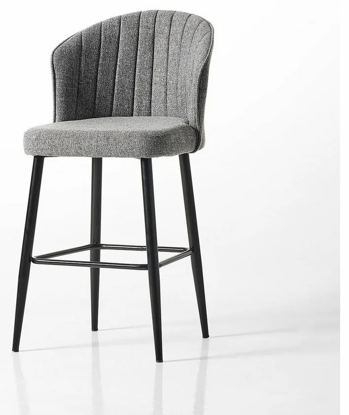 Set de scaune de bar Rubi Grey, 2 buc.
