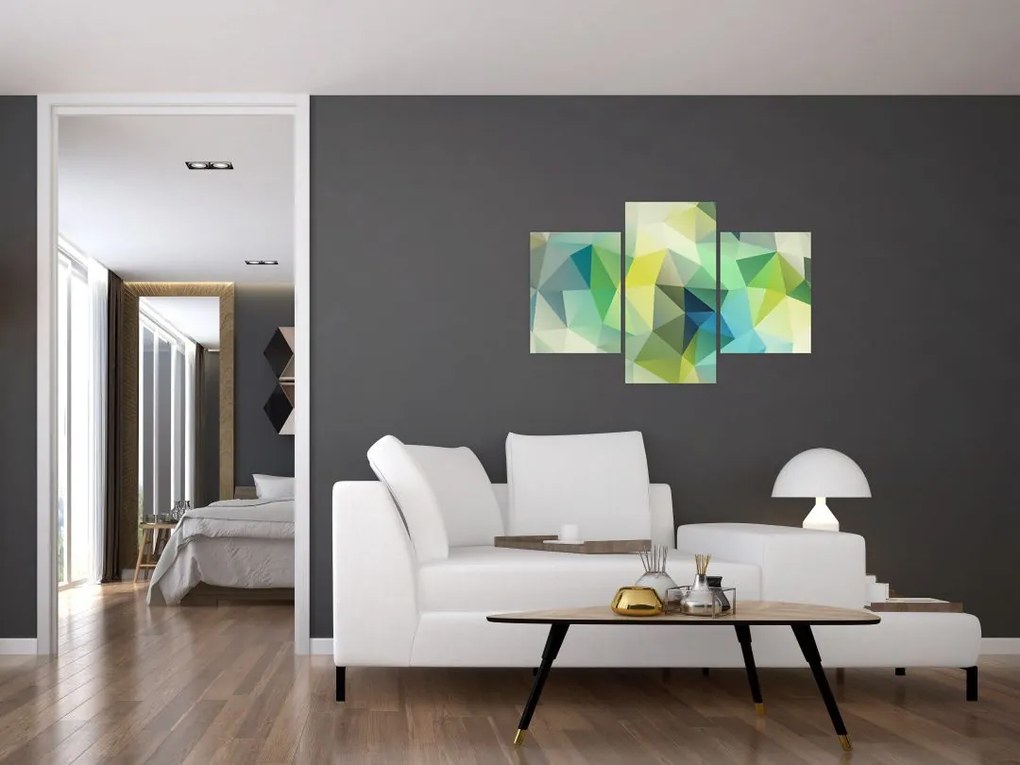 Tablou abstracțiunii geometrice (90x60 cm)