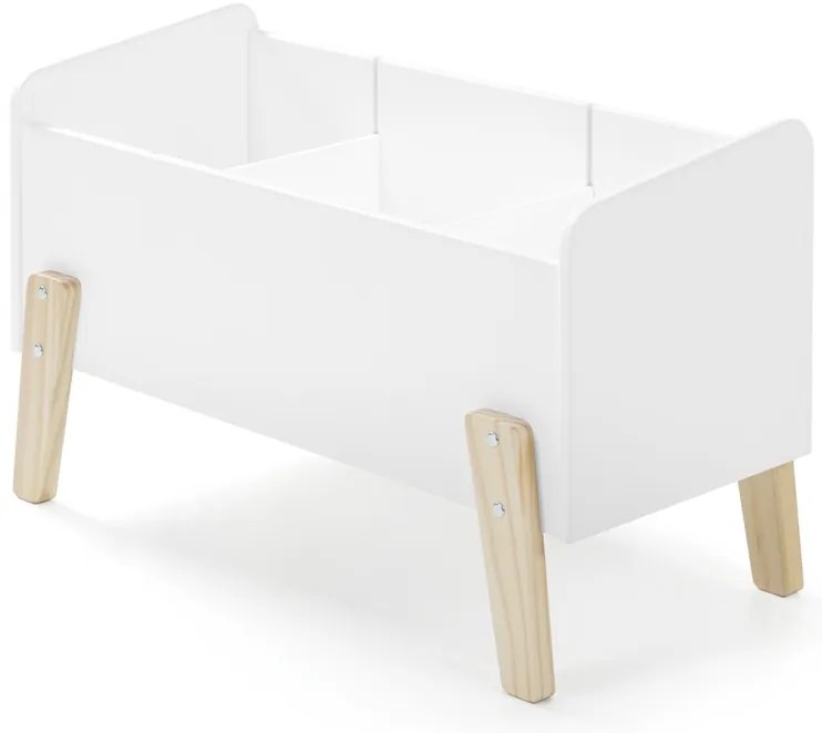 Set KIDDY format dintr-un Pat copii (90x200) cu noptieră, bară de siguranță și cutie de jucării.