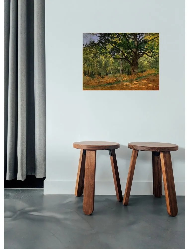 Reproducere pe pânză după Claude Monet - The Bodmer Oak, Fontainebleau Forest, 70 x 50 cm