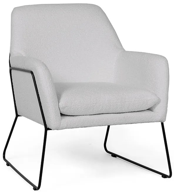 Fotoliu de design Culoare gri, MILAN