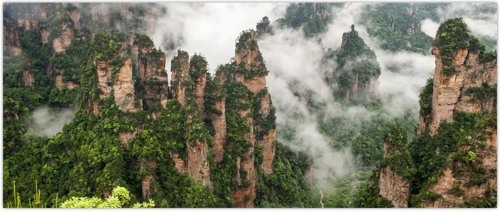 Tablou - Parcul Național Zhangjiajie, China (120x50 cm)