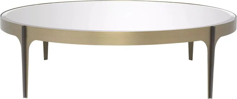 Masuta de cafea design LUX Artemisa L, alama periata 116139 HZ