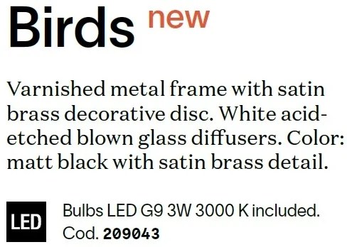 Aplica de perete design minimalist BIRDS AP1