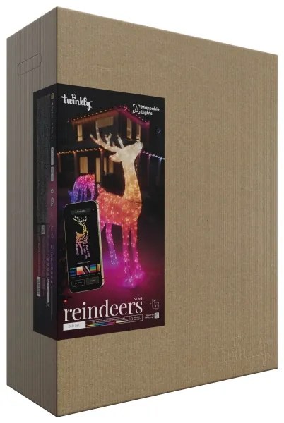 Ren LED RGBW dimabil de exterior Twinkly TW3RS200SPP-TEU 240xLED IP44 Wi-Fi