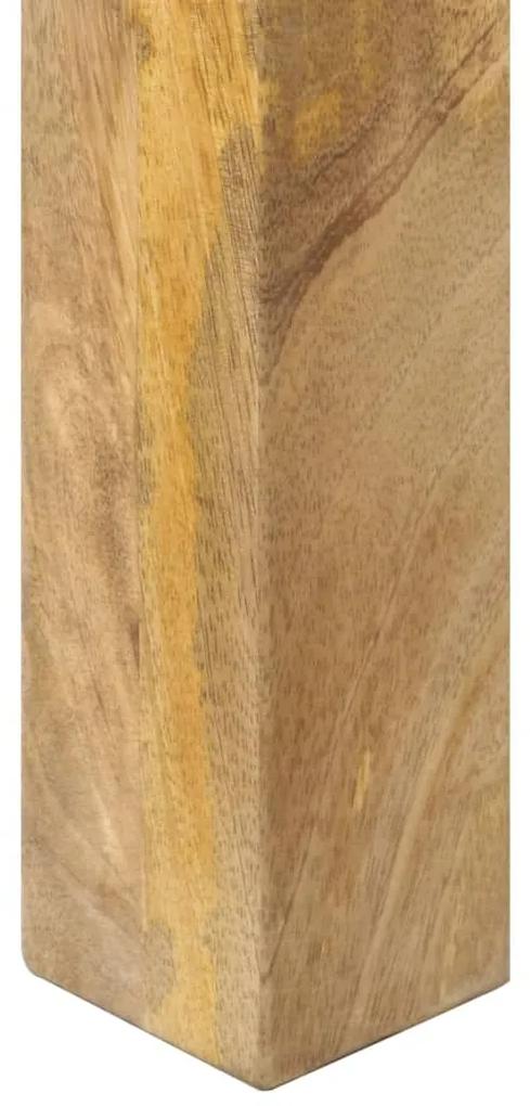Masa consola, 110x35x76 cm, lemn de mango nefinisat 1, lemn de mango nefinisat