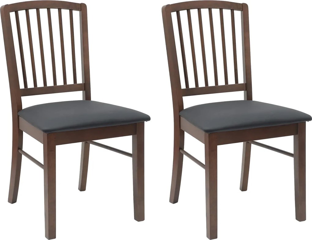 vidaXL Scaune de dining 2 pcs Maro deschis 50 x 52,5 x 91 cm