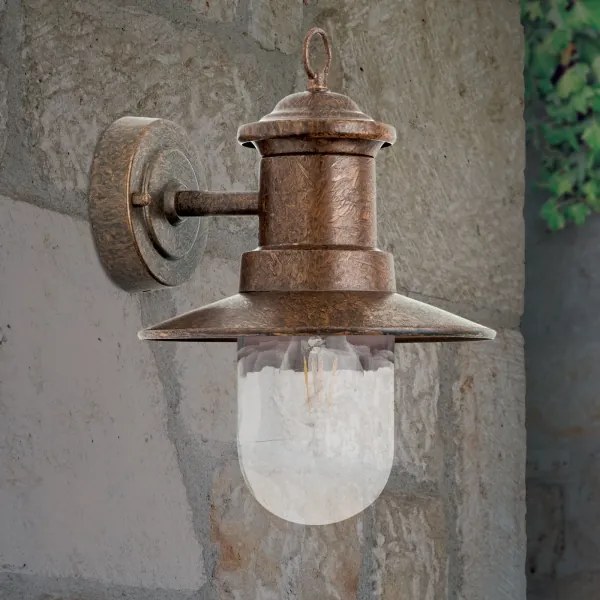 Lampă de perete de exterior Orion AL 11-1205 LEONIE 1xE27/60W/230V IP44 bronz