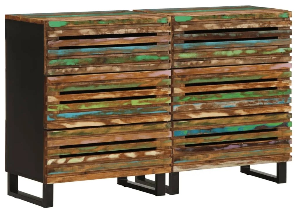 vidaXL Dulapuri, 2 buc., 60x34x75 cm, lemn masiv de acacia