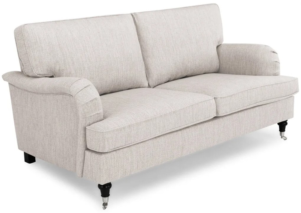 Canapea Bloomington A134Numărul de locuri: 3, 164x97x83cm, Tapiterie, Picioare: Metal, Lemn, Role