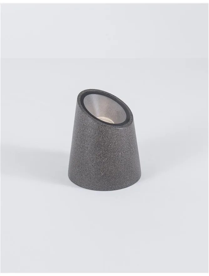 Mini stalp decorativ iluminat exterior IP65 FOX gri