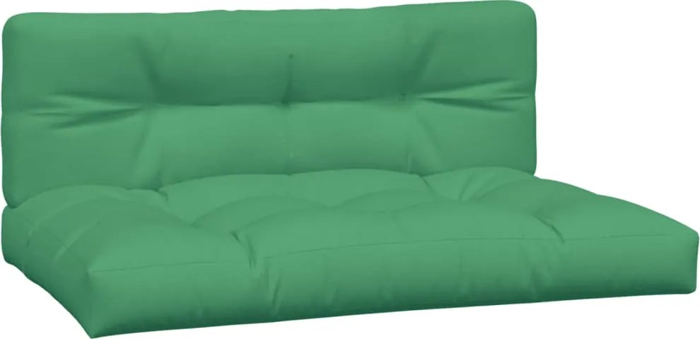 vidaXL Perne de paleți, 2 buc, verde, material textil