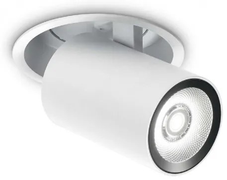 Spot LED directionabil, incastrabil pentru tavan fals NOVA 12W 4000K WH