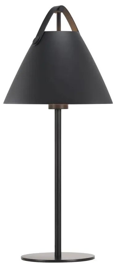 Veioza design nordic STRAP negru 46205003 DFTP